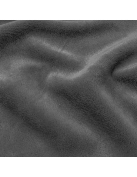 Tissu minky lisse - Anthracite