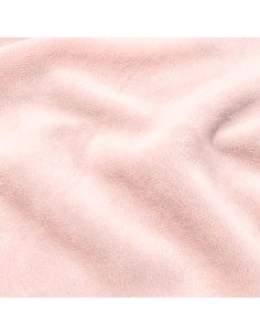 Tissu minky lisse - Rose