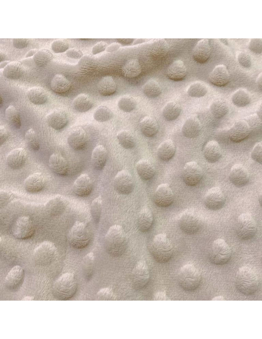 Coupon De Tissu Mousseline Polyester - Fond Taupe à Pois Blancs, 140 Cm X 50 Cm (lot De 7)