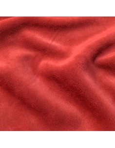 Tissu minky lisse - Cardinal