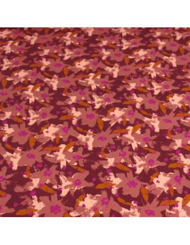 Tissu viscose Edel Terracotta - Églantine & Zoé