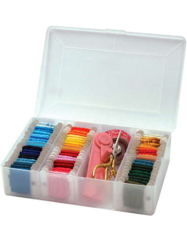 Boite de rangement pour fils à broder - M