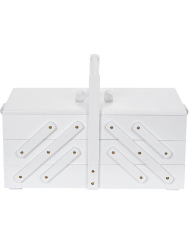 Travailleuse couture en bois Blanc L