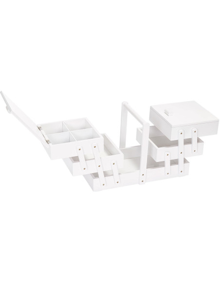 Travailleuse couture en bois Blanc L