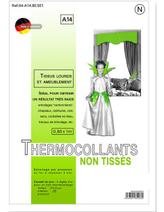 Entoilage non tissé thermocollant 0,8 x 1,0 m - Tissus lourds & Ameublement
