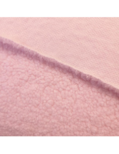 Tissu fourrure bouclette Teddy - Lavande 2