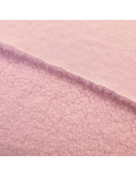 Tissu fourrure bouclette Teddy - Champagne