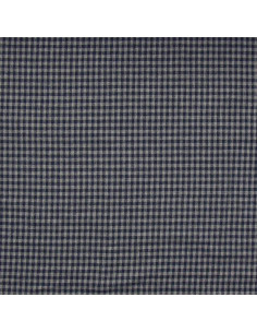 Tissu flanelle à carreaux - Bleu 2