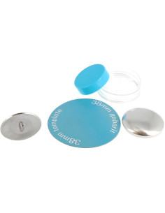 Boite de 2 boutons à recouvrir avec outil de pose Bohin - 38 mm 2