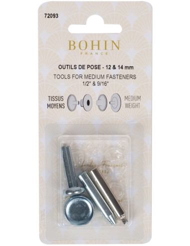 Outil de pose matrice métallique pour tissus moyens Bohin