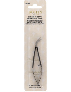 Ciseaux broderie pincette angle droit ultra fin 11 cm Bohin 2