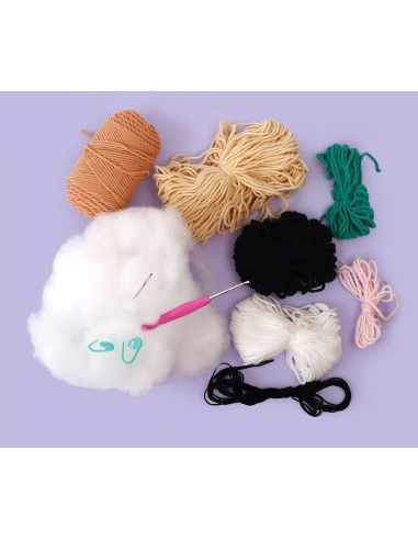 Kit crochet minigurumi - Nori le singe