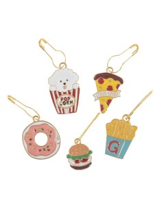 Set de 5 marqueurs de maille - Snacks 2