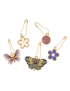 Set de 5 marqueurs de maille - Butterfly Garden 2