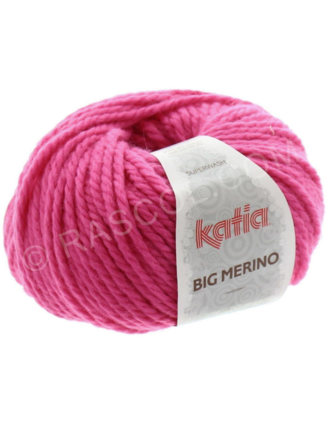 Lot De 5 Grosses Pelotes De Laine Katia Big Merino - Couleurs Bleu/turquoise - Occasion