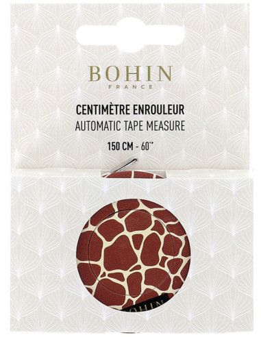 Mètre ruban enrouleur 150 cm Girafe Bohin