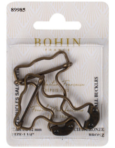 Boucles spéciales salopette 32 mm bronze Bohin