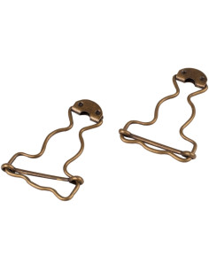 Boucles spéciales salopette 32 mm bronze Bohin 2