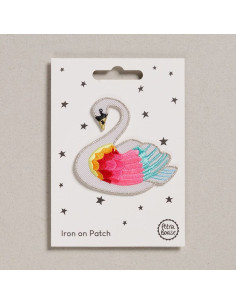Patch thermocollant - Cygne arc en ciel