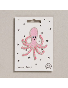 Patch thermocollant - Pieuvre rose