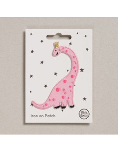 Patch thermocollant - Dinosaure rose