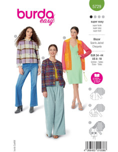 Patron de blazer - Burda 5729