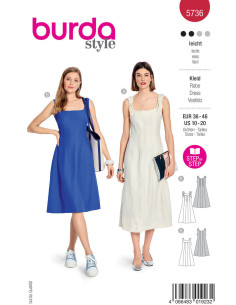 Patron de robe - Burda 5736