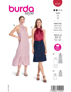 Patron de robe et top - Burda 5737