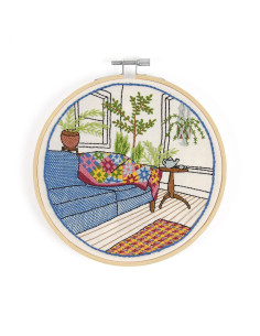 Kit broderie - Jardin d´hiver 2