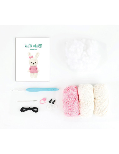 Kit amigurumi - Martha le lapin