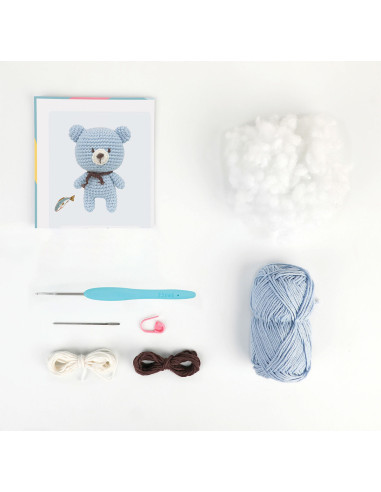 Kit amigurumi - Bobby l´ourson