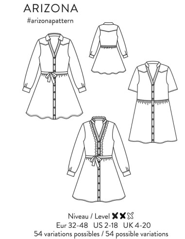 Patron de robe Arizona - Atelier Scämmit