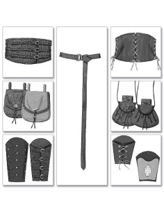 Patron d'accessoires historiques - Butterick 5371