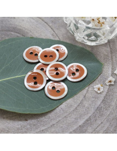 Bouton Halo - Chestnut 2