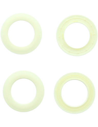 Lot 8 oeillets rideaux Ø44 mm - Mats - Crème
