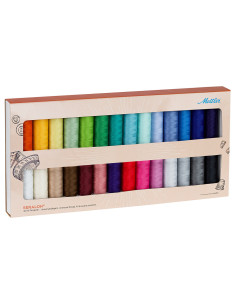 Coffret 28 fils à coudre polyester 200m Mettler ®