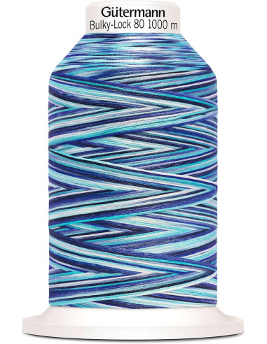 Cône fil mousse Gütermann Bulky-Lock Multicolour 1000 m