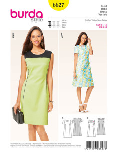 Patron de robe - Burda 6627