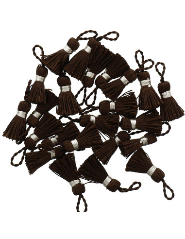 Mini pompons rayonne