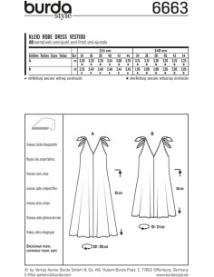Patron de robe - Burda 6663 2