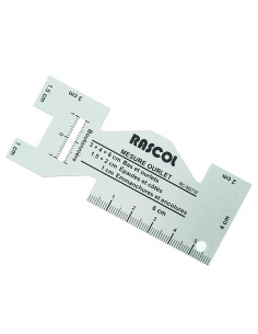 Mesure ourlet en aluminium Rascol