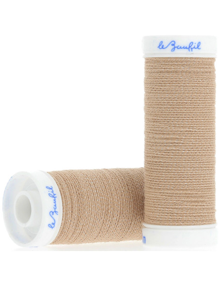 Fil à coudre élastique pour fronces lastex Lebaufil