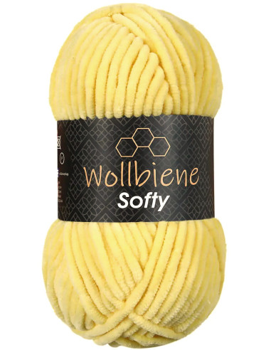 Fil chenille Softy Wollbiene