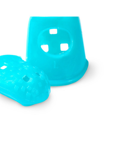 Tires aiguille forme dé à coudre - Bleu turquoise