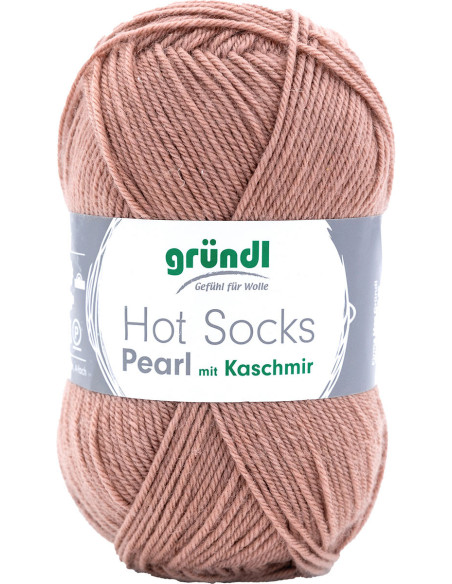 Laine à chaussettes Hot Socks Pearl uni Gründl