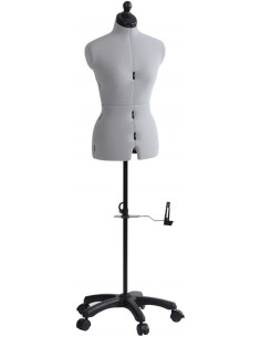 Mannequin de couture Céline sur roulettes taille 44 / 50