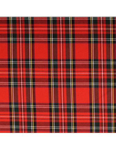 Tissus tartan écossais - Rouge