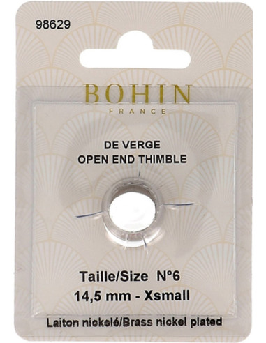 Dé à coudre tailleur ouvert Bohin