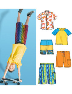 Patron de chemise, haut, short - McCall's 6548 2