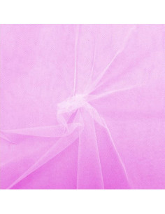 Tulle souple grande largeur - Rose